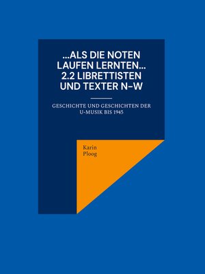 cover image of 2.2 Librettisten und Texter N-W